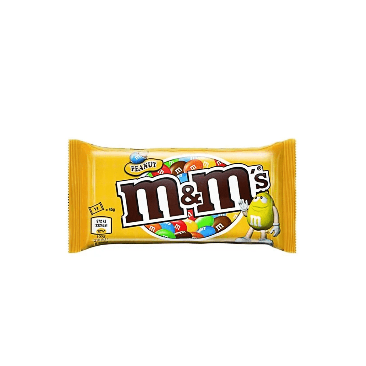 M&M Peanut Single 45g x 24