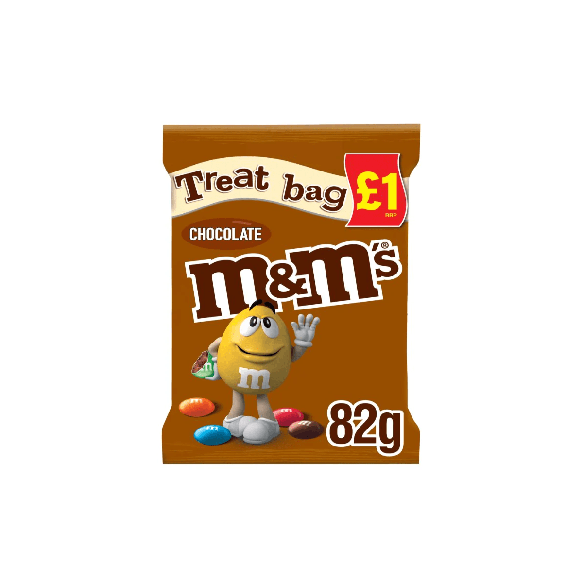 M&M's Chocolate Treat Bags 82g x 16