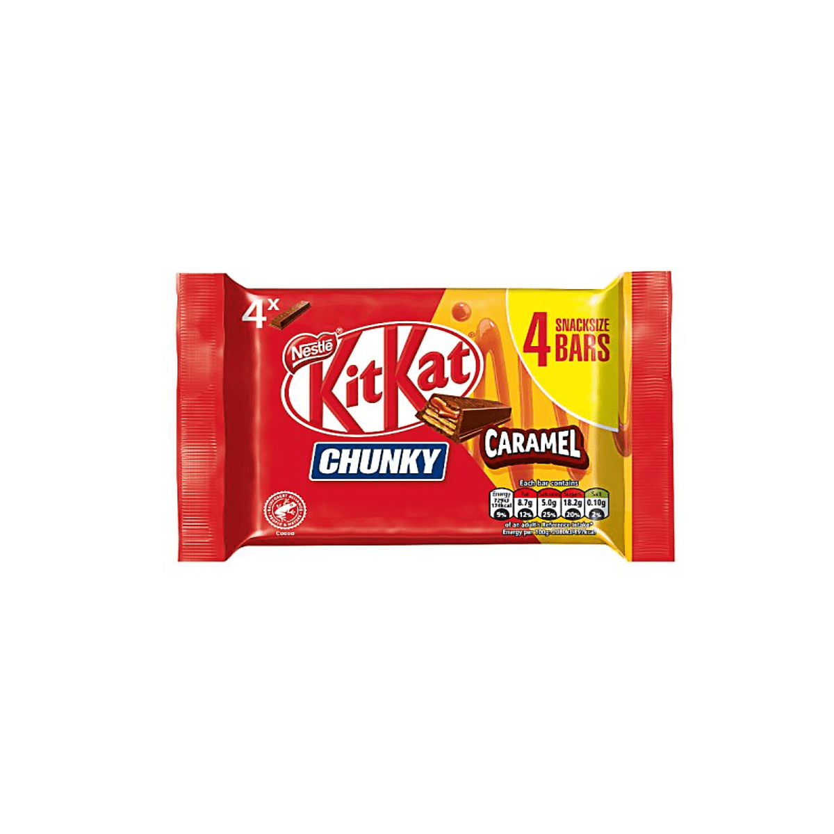 Kit Kat Chunky Runny Caramel 140g (35g x 4s) x 15