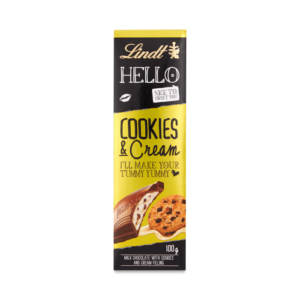 Lindt Hello Tafel Cookies & Cream 100g x 12